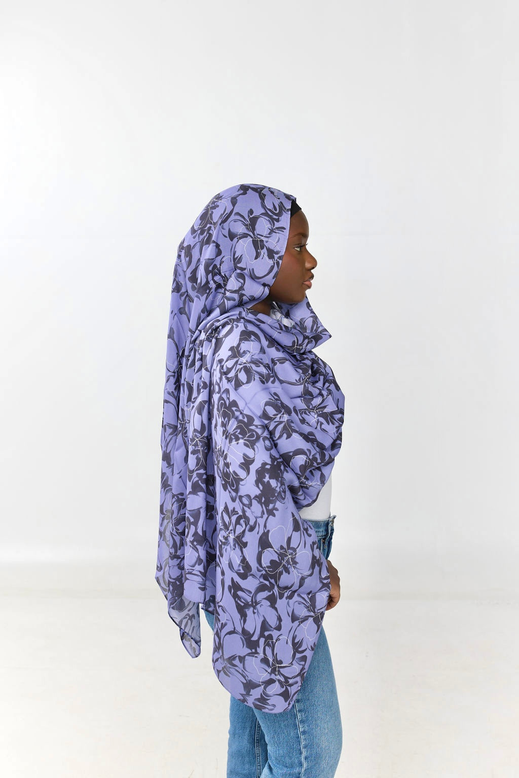 Dieynaba - Foulard en modal tissé